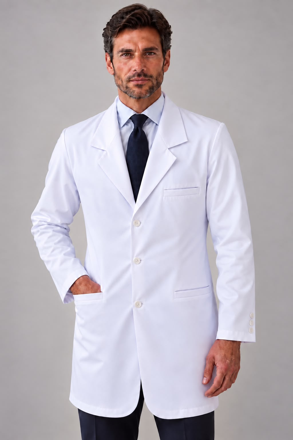 Jaleco Lorenzzo masculino — frente